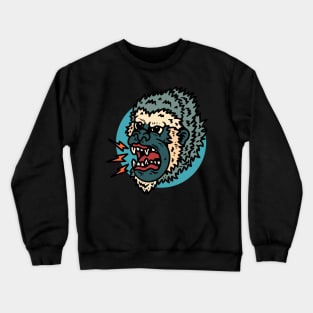 angry monkey tattoo Crewneck Sweatshirt